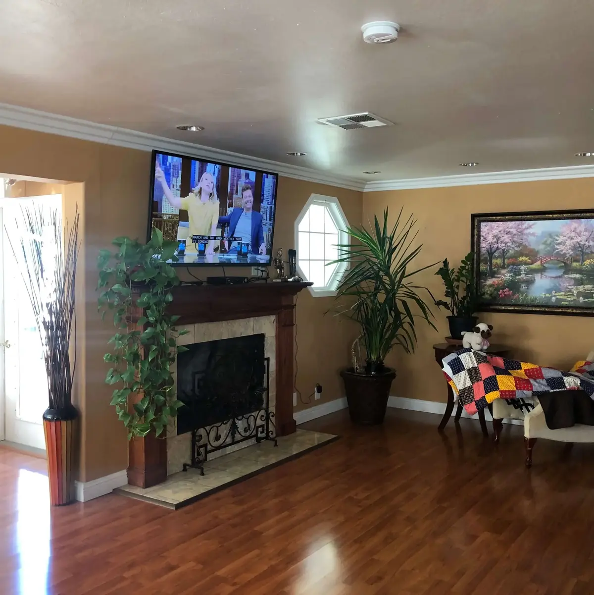 Room detail with clocks